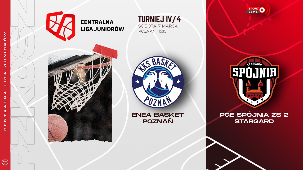 Enea Basket Poznań - PGE Sp&oacute;jnia ZS 2 Stargard (CLJ)