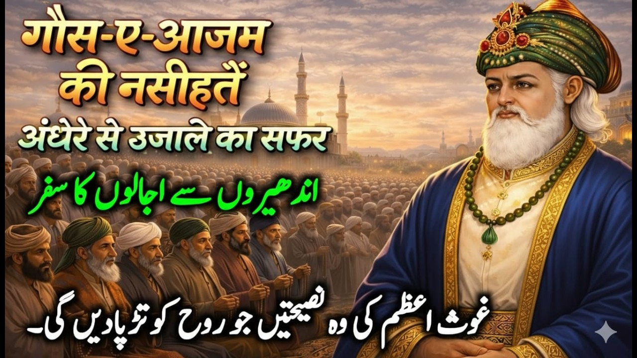 Ghous e Azam Ki Woh Naseehatein Jo Rooh Ko Tarpa Dain Gi? || Ghous Pak Ka Waqia || ilm TV