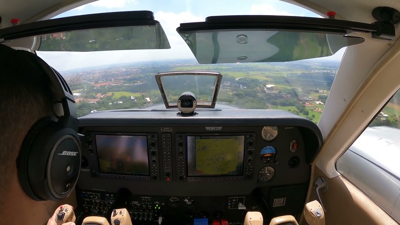 Baron G58 Pouso em Amarais SDAM