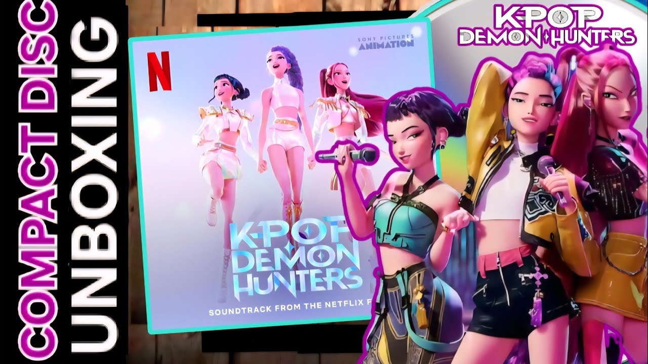 Kpop Demon Hunters - CD Soundtrack Unboxing