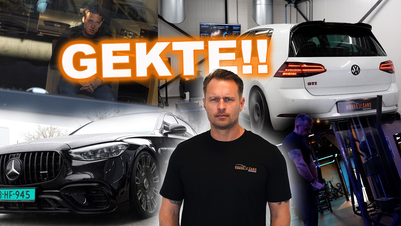 S63 zoals 'ie moet zijn! 😍 Gekte met Daan Willems & GTI 7.5 tune! 🏎️ - Binnen bij House of Cars