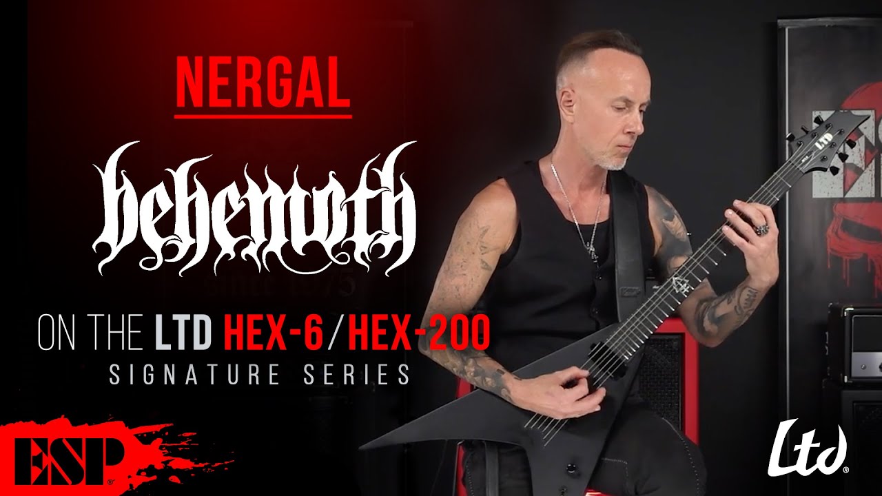 Nergal (Behemoth) on the LTD Signature Series HEX-6 and HEX-200 | ESP Guitars