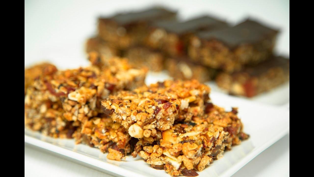 Cómo hacer barritas energéticas de cereales.