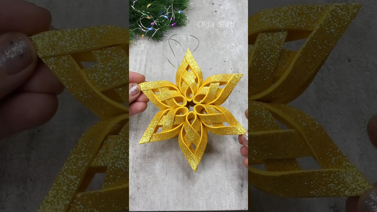 Simple Christmas Ornament 🎄 #diy #christmas #diynavidad #xmas #handmade #craft #tutorial #natale