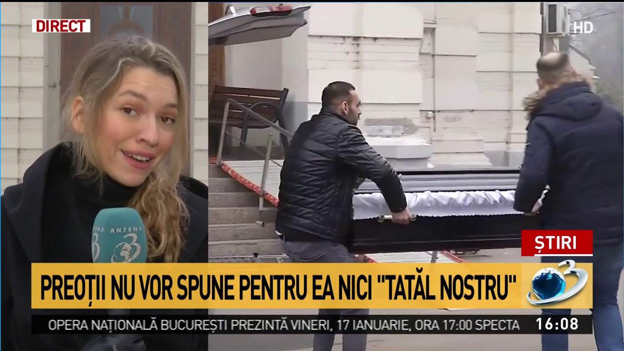 Imagini cu mama Cristinei Ţopescu. Trupul jurnalistei a fost depus la Capela Cimitirului Bellu