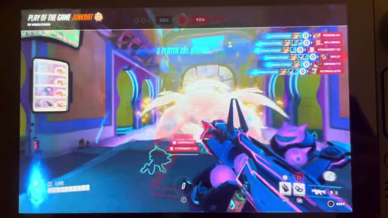 Sextuple kill overwatch junkrat 1/24/2026