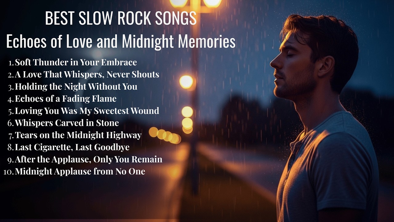 Romantic Slow Rock Evening Mix — Soft Thunder in Your Embrace🌧️