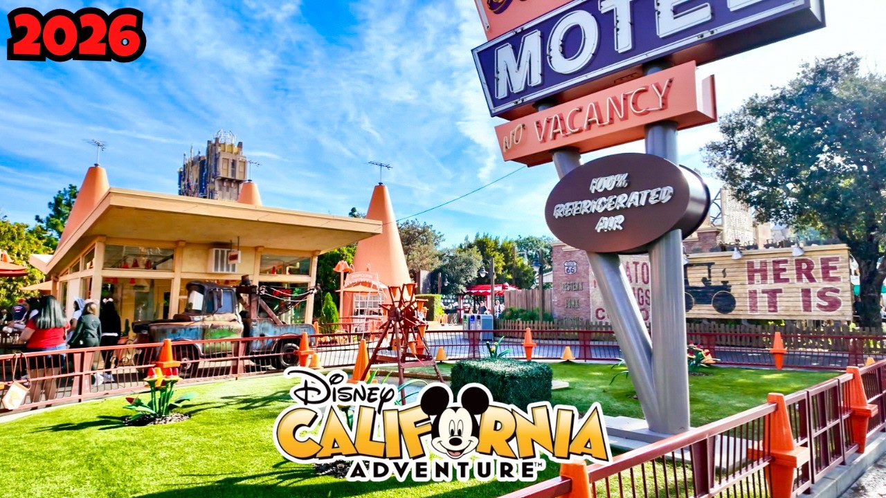 Disney California Adventure Walkthrough 2026 | Full Park Tour in 4K Buena Vista to Pixar Pier