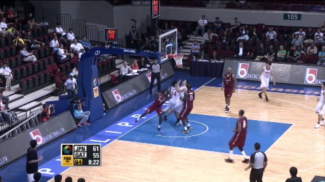 #FIBAAsia - Day 1: Japan v Qatar (highlights)