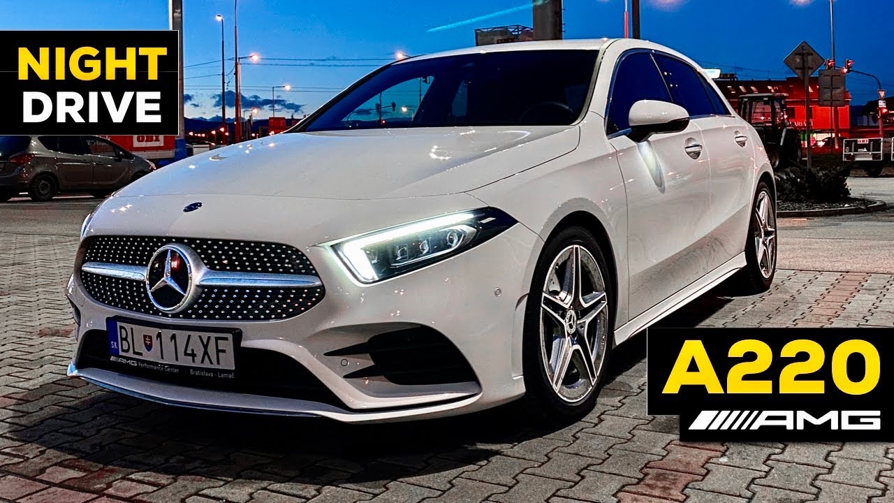 2020 MERCEDES A Class AMG A220 NEW FULL NIGHT DRIVE Review