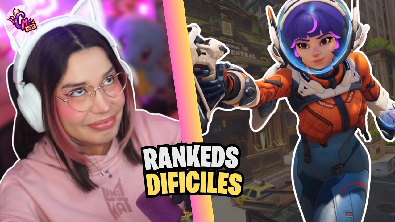 RANKEDS DIFICILES 😳 / CRYSTAL MOLLY JUEGA OVERWATCH CON AMIGOS
