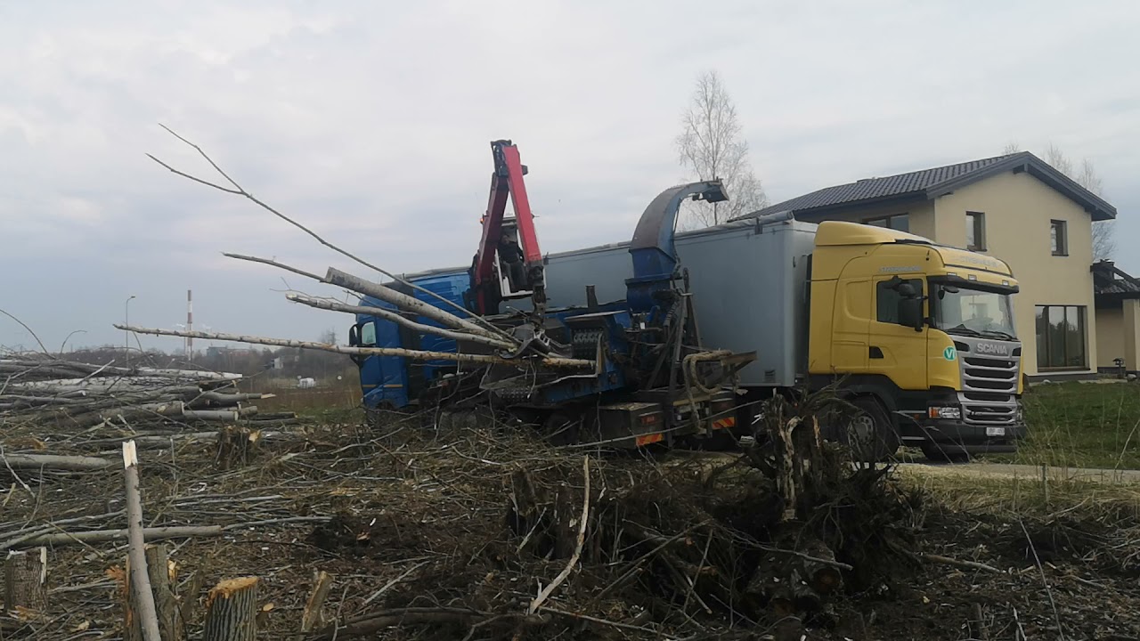 Bruks 806 st powerfull wood chipper