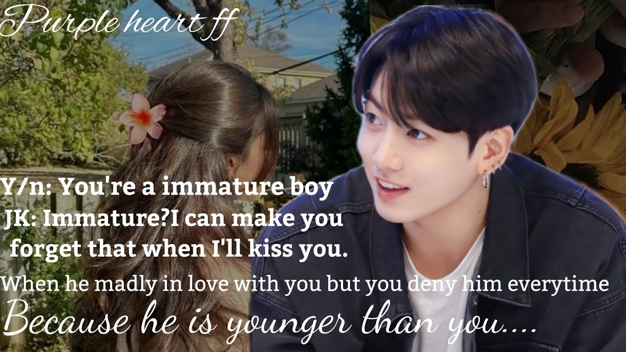 Когда ты продолжала отклонять его предложение, потому что он моложе тебя/JK ваншот/