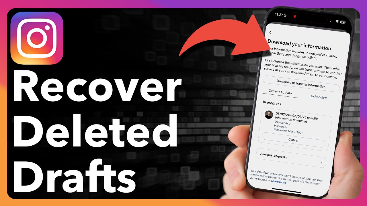 How To Recover Deleted Drafts On Instagram