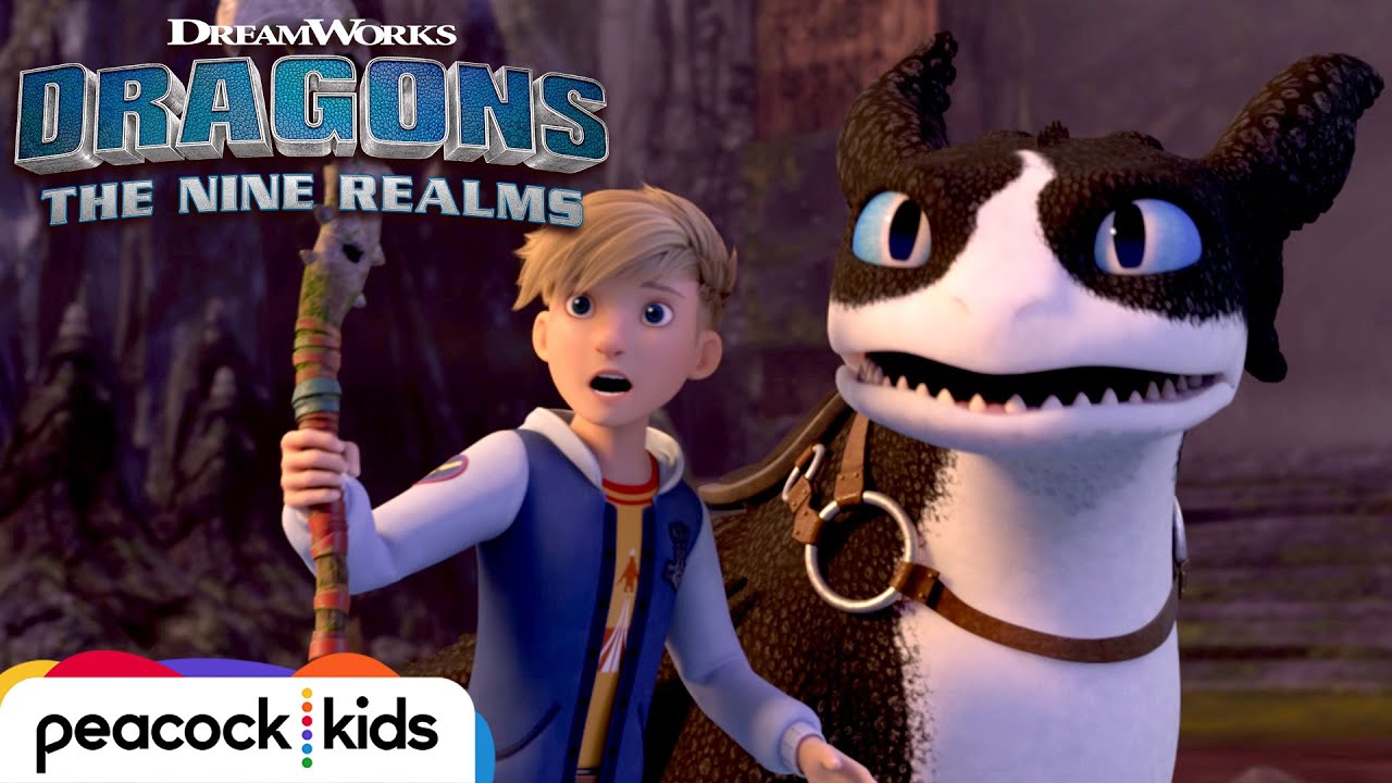 Fighting Back with Hiccup’s Staff | DRAGONS: THE NINE REALMS
