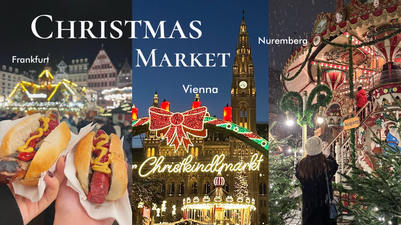Germany Vlog🇩🇪🇦🇹ドイツからウィーンへ…🎄本場ヨーロッパのクリスマスマーケットを4都市巡る旅。