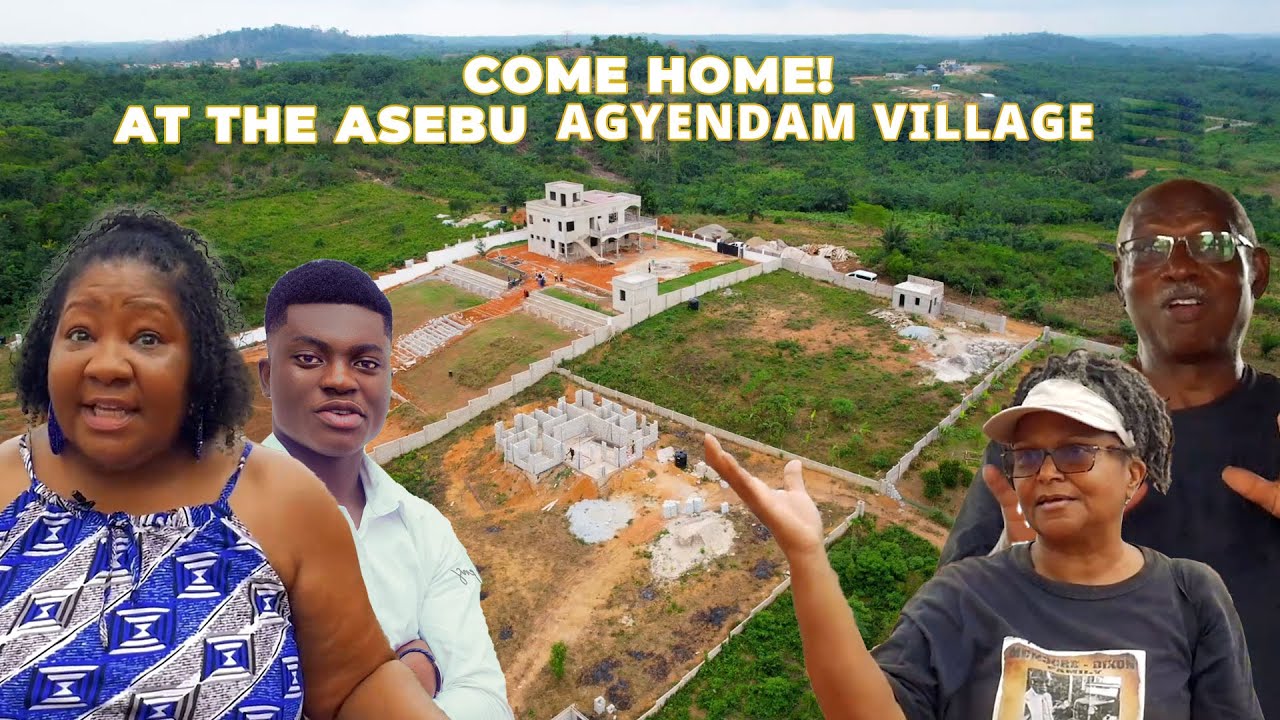 African American moved to Ghana to build a 5 bedroom home and live her dream life |Exploring Asebu
