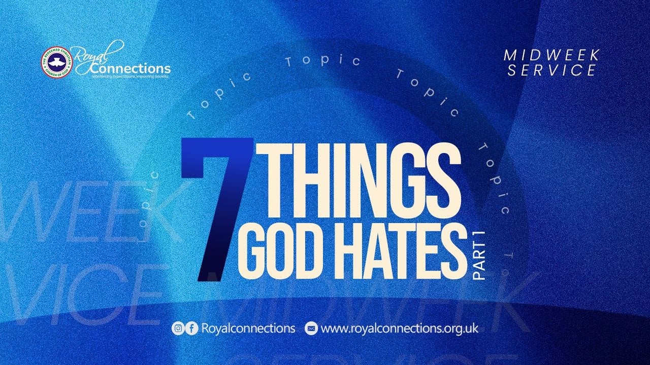 Digging Deep | 7 Things God Hates Pt1 | Wednesday 4th March 2026