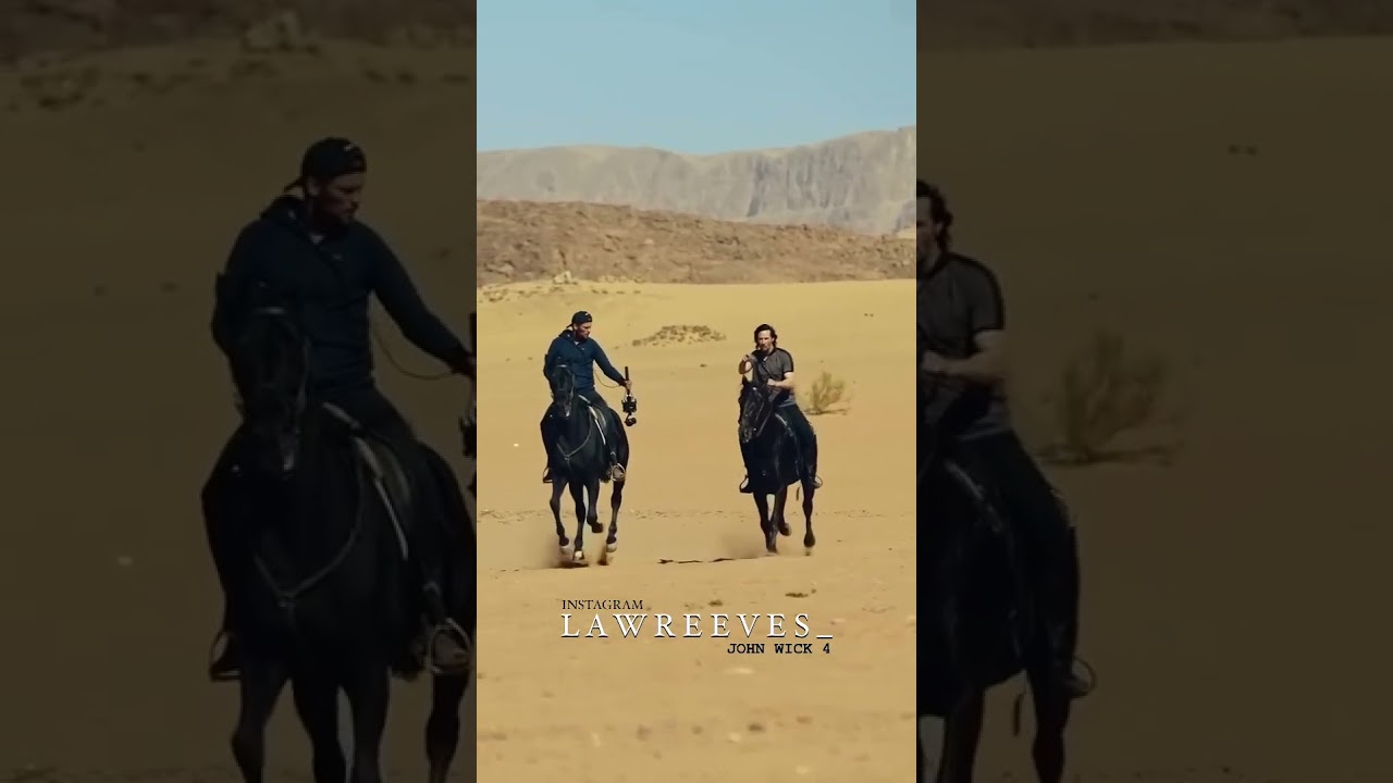 john wick chapter 4 horse catuching seen  / #shorts  of day of today