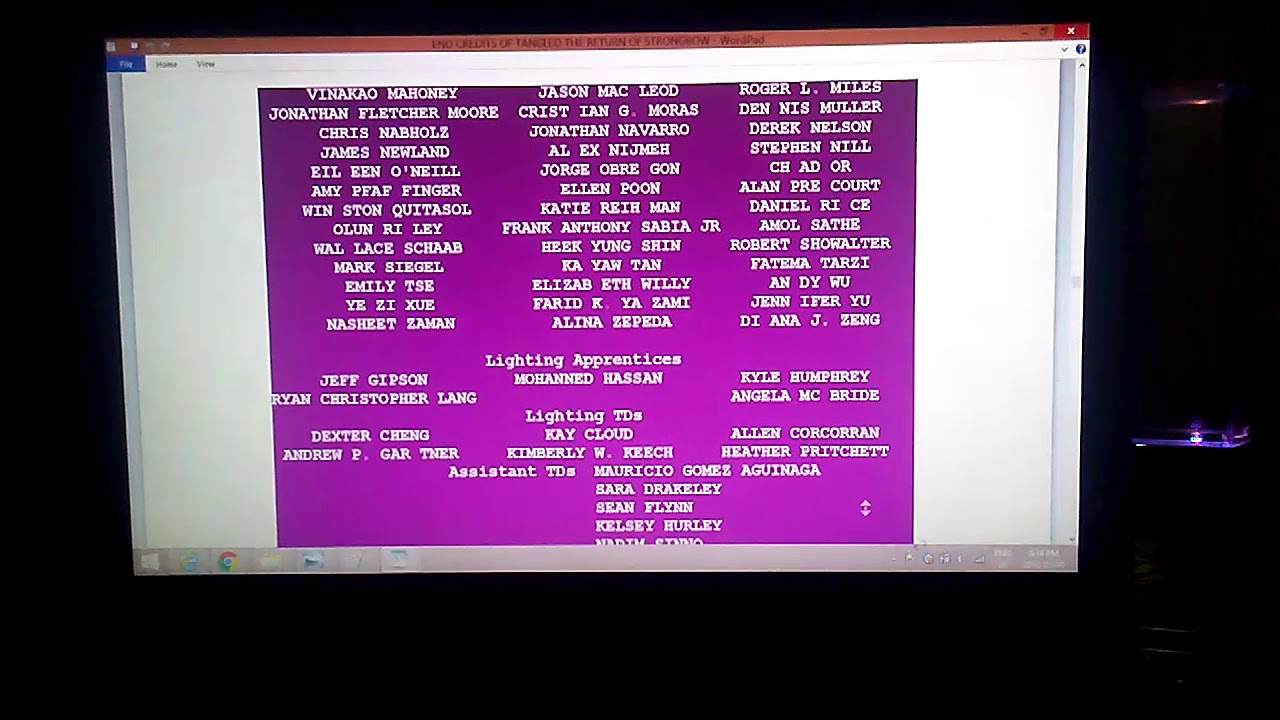 Tangled: The Return Of Strongbow End Credits