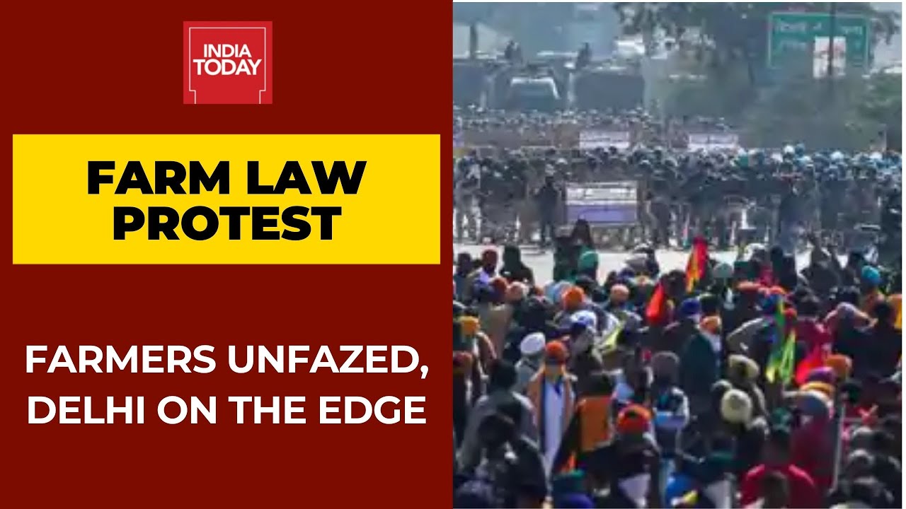 Delhi On Edge As Farmers March Towards National Capital; Police High Alert
