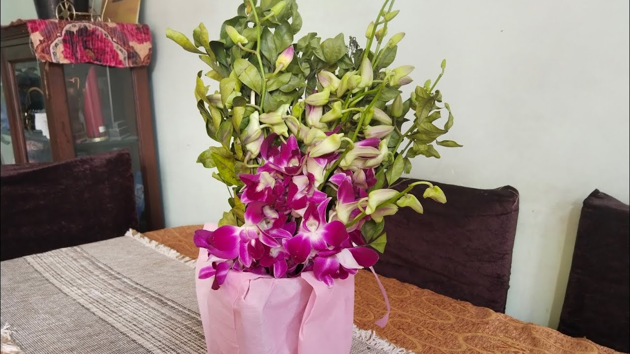 Zero Cost Flower vase/How to make flower vase without any cost 