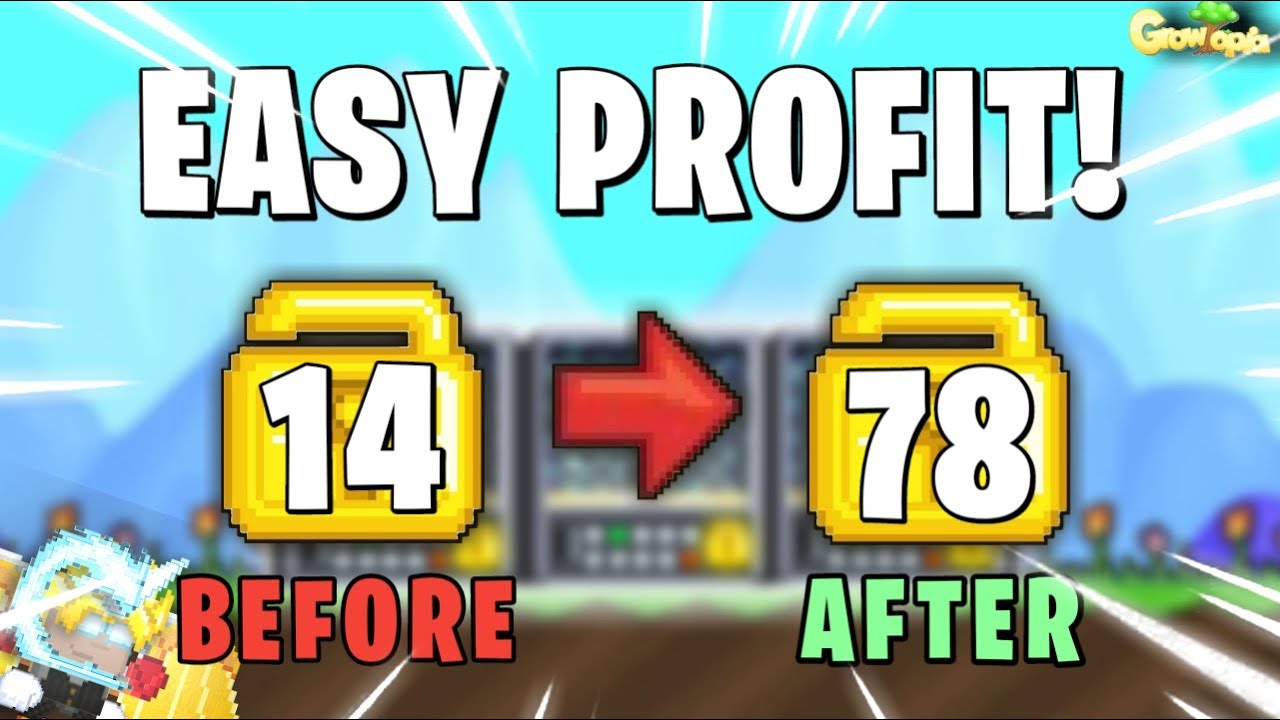 CARA PROFIT MODAL 14WL (EASY PROFIT) | GROWTOPIA INDONESIA 2021 - Hideki