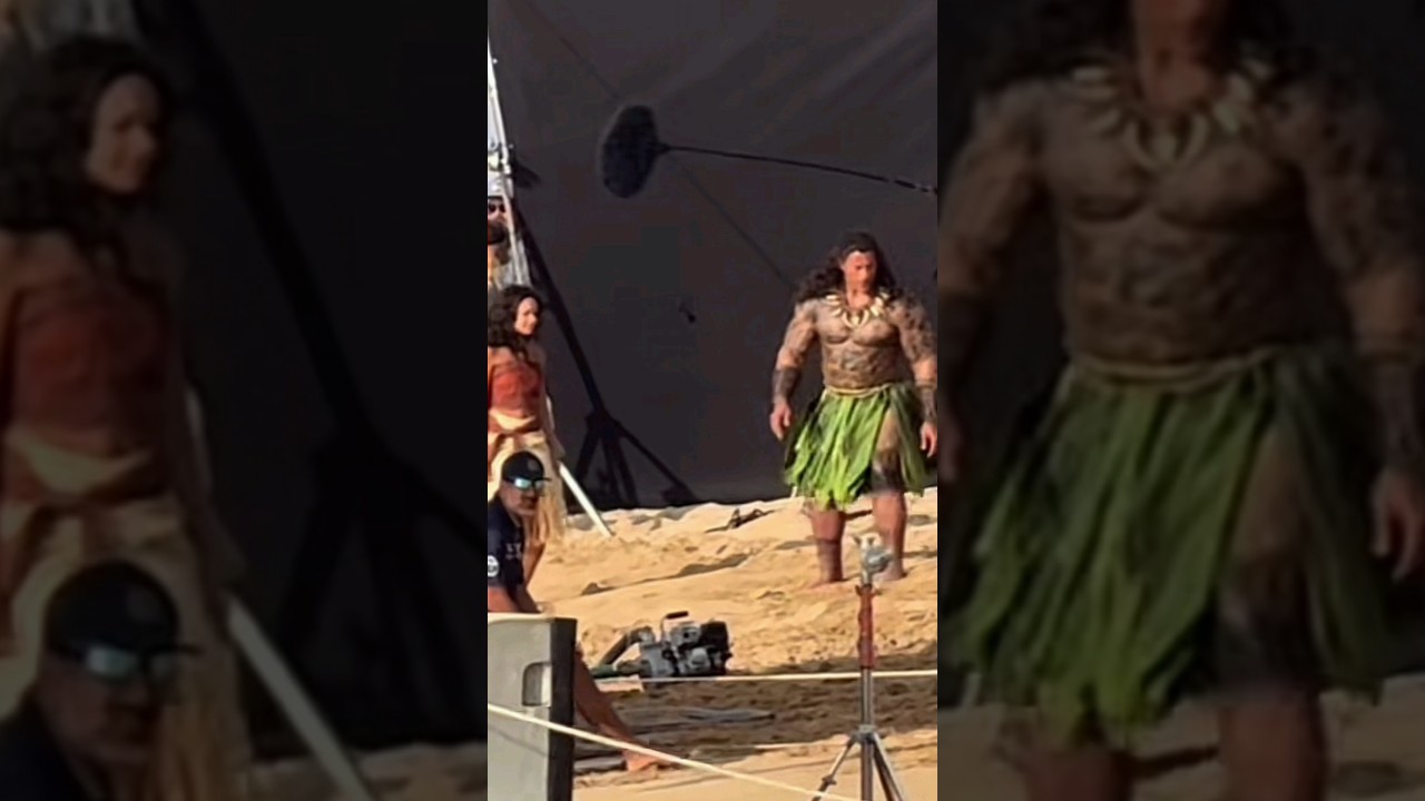 First LOOK: The Rock as Maui in Live-Action Moana!