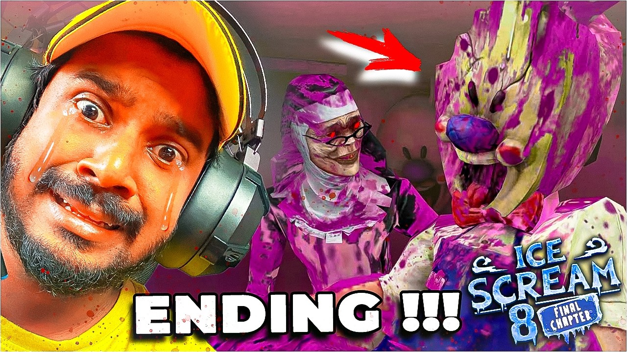 SAVING KIDS FROM🍧 ICE CREAM 🔪 KILLER (ENDING)😨😱 | ICE SCREAM 8 #mobilegame #funnygameplay #malayalam