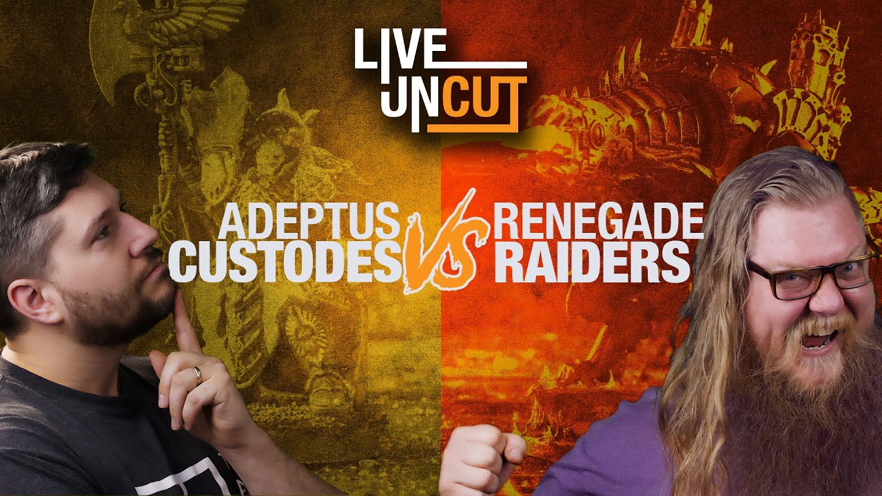 Live 40k - New Chaos Space Marines vs Custodes.  Tycho Wants Revenge!