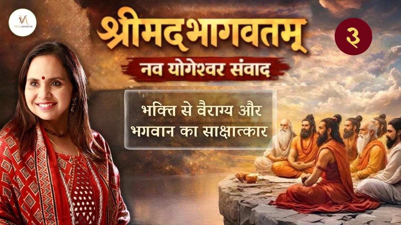 Part 3 | Nav Yogeshwar Samvad |  Srimad Bhagvatam | Skandh 11 | Vraja Madhuri