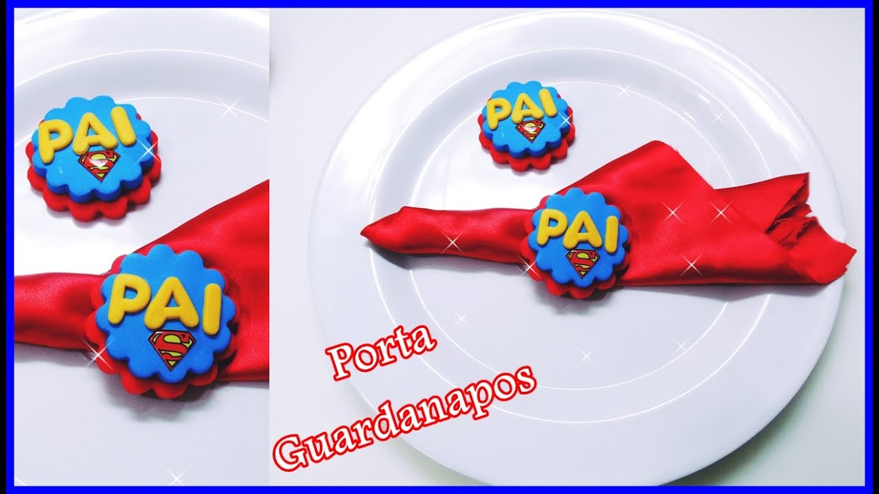 Passo a Passo - PORTA GUARDANAPOS - DIA DOS PAIS/ Maratona Monicart's Pai Herói