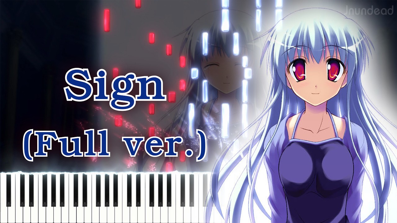 【うたてめぐり ED】Sign/miru (フル) ピアノアレンジ