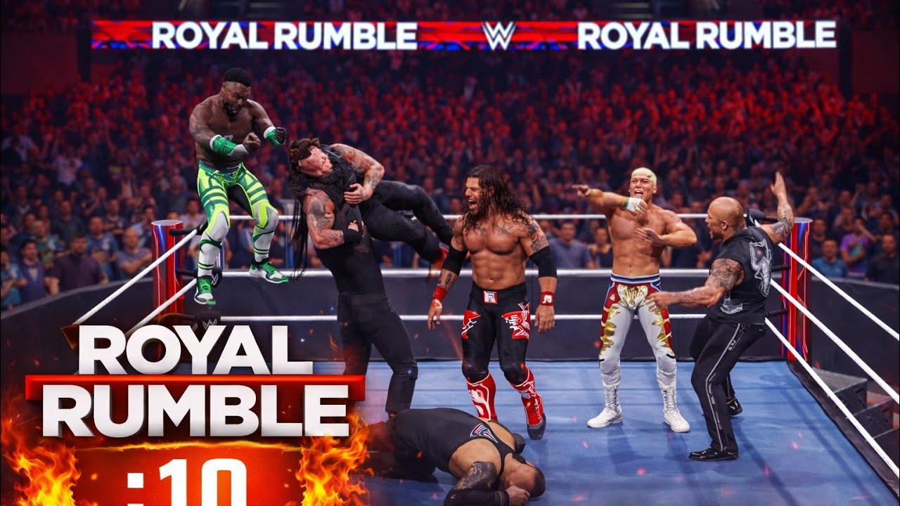 30 Famous Superstars Enter the Royal Rumble – Only ONE Will Survive!