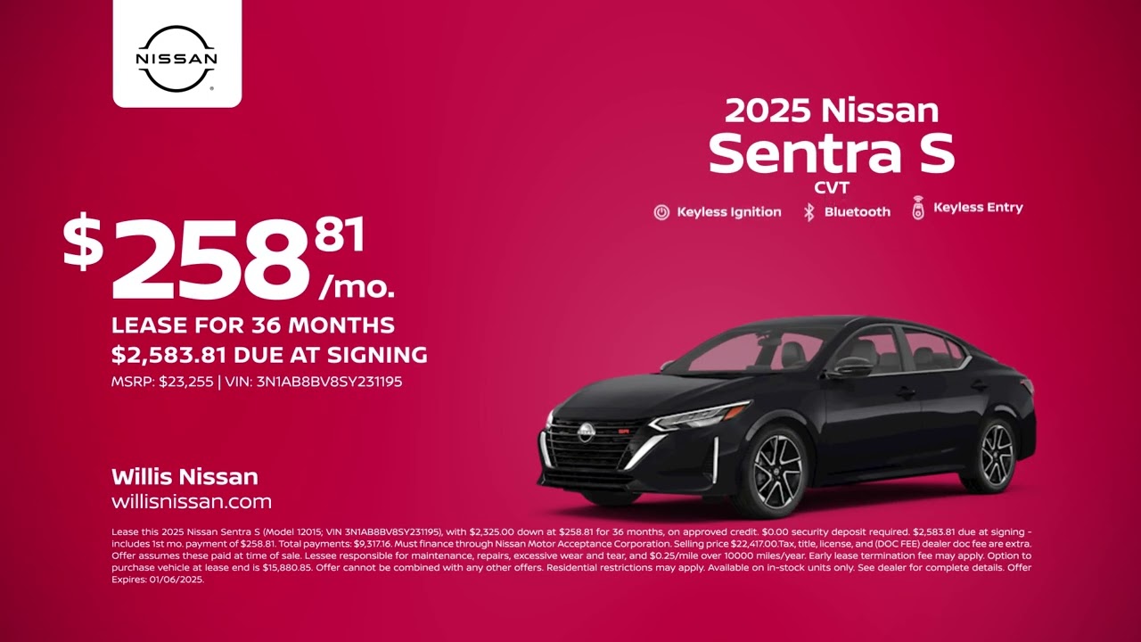 Nissan Sentra 12/13/2024 4674742