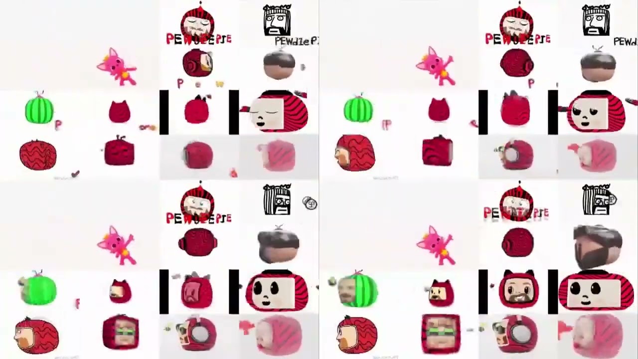 Pinkfong VS All Pewdiepie Intro _ Played Over One Million Times  #milliontimes