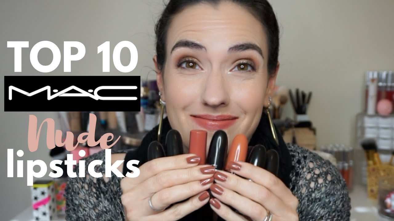 TOP 10 Nude Lipsticks From MAC | Lip Swatches