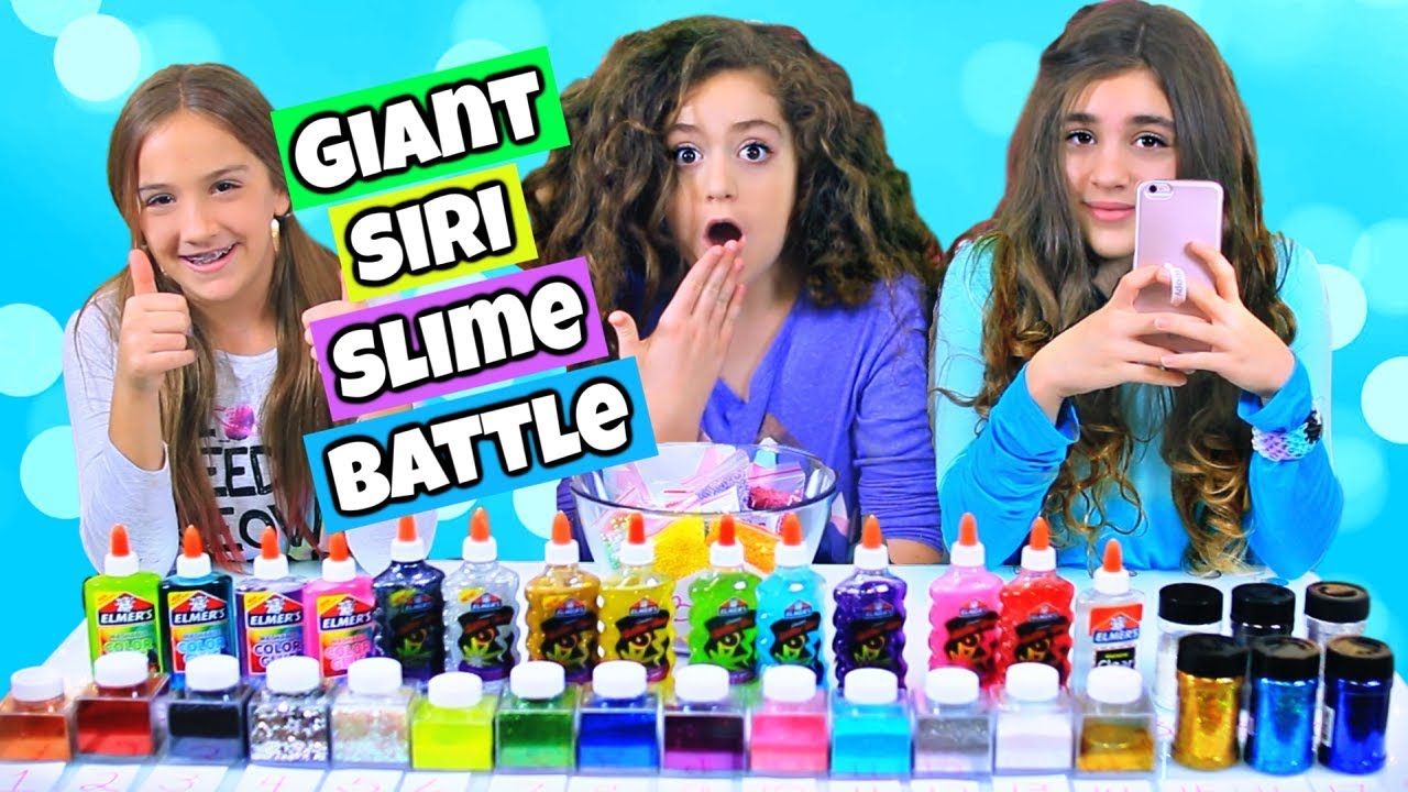 Siri Slime Battle!  GIANT Slime Challenge!