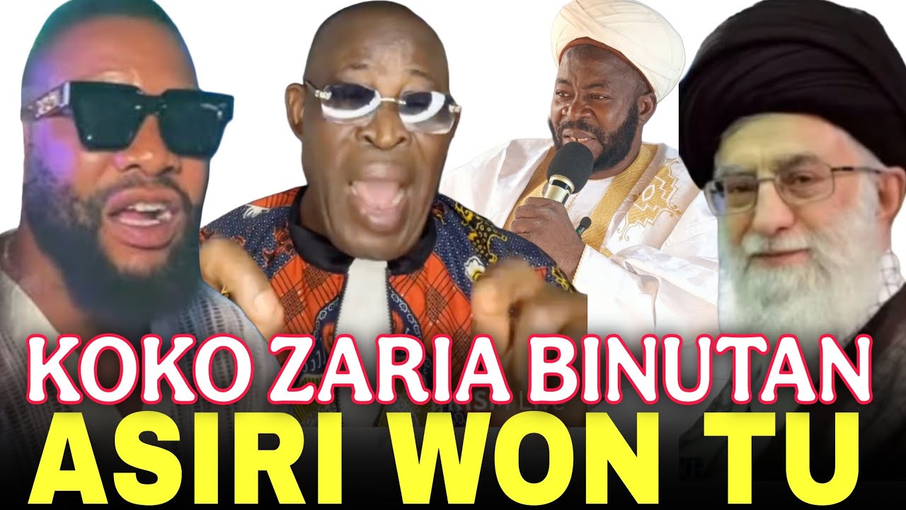 ASIRI WON TU!! ETUNWAGBO PEREPEERE ORO LENU BABA TAKUTIJESU LORI ORO AWON ALFA, KOKO ZARIA TENUBORO