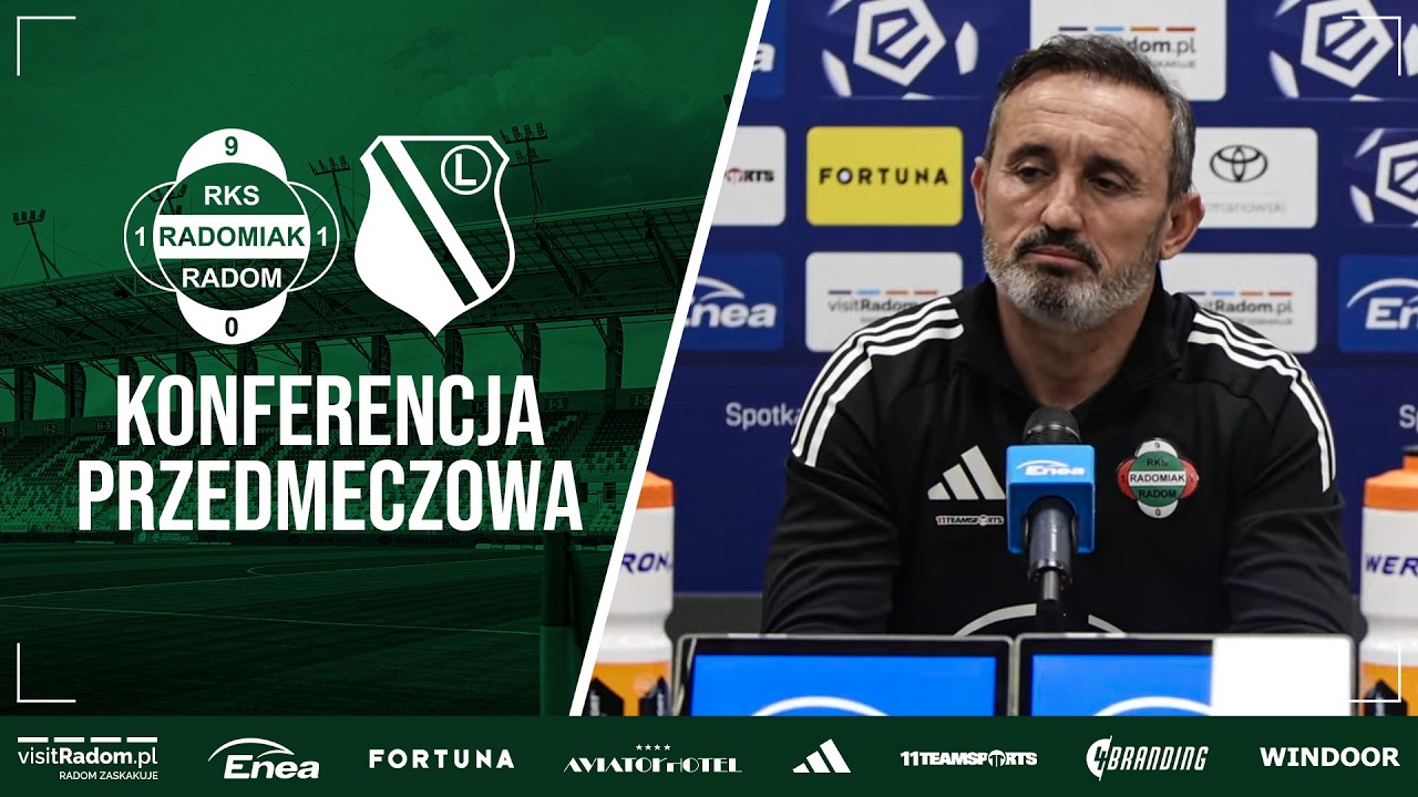 Konferencja prasowa przed meczem z Legią Warszawa | LIVE
