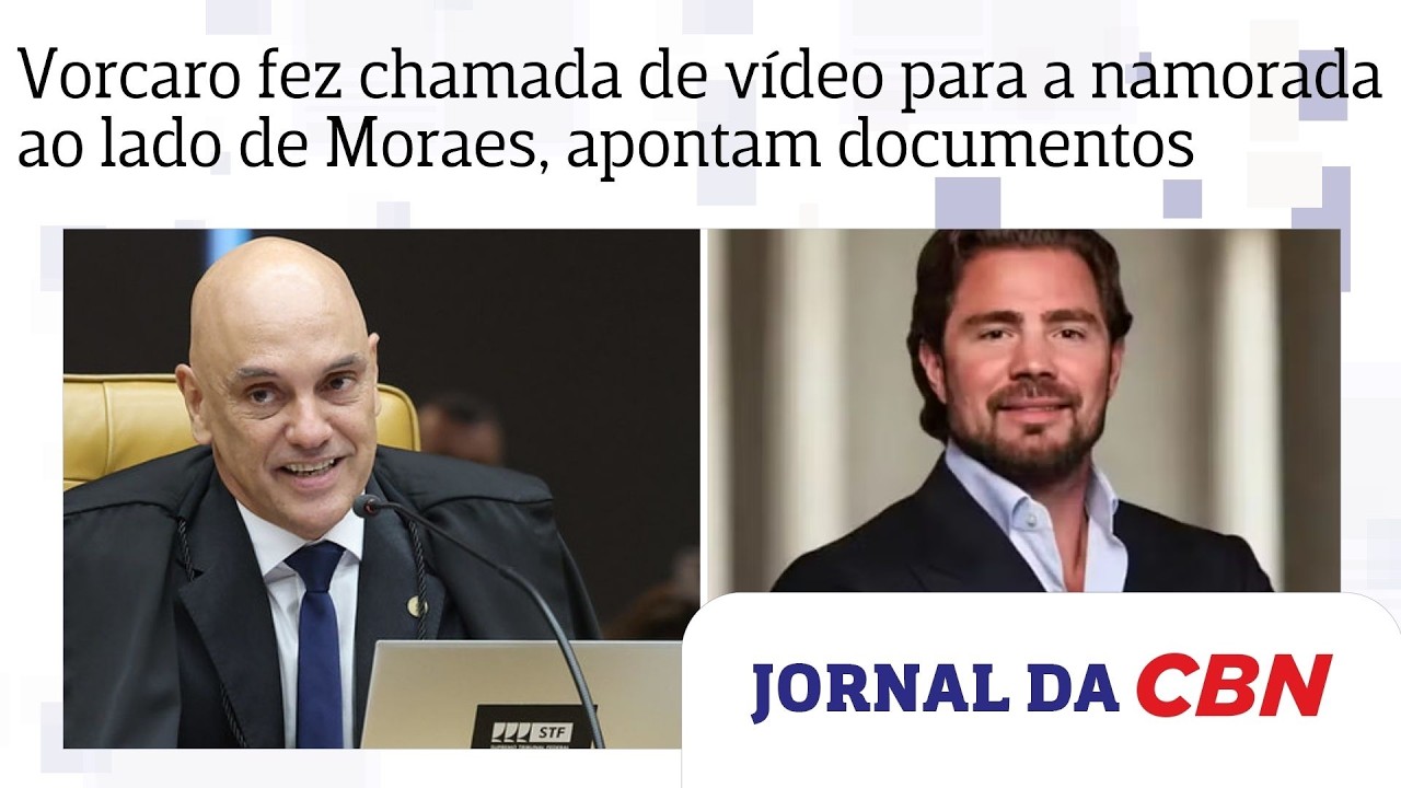 Vorcaro fez chamada de vídeo para a namorada ao lado de Moraes, apontam documentos na CPMI do INSS
