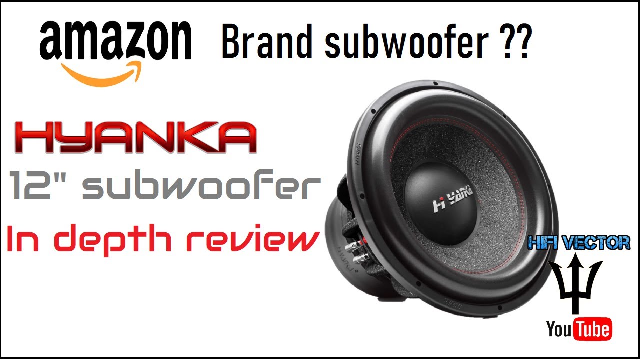 Amazon has its own brand subwoofer ! ??  Hyanka BSF-12 12