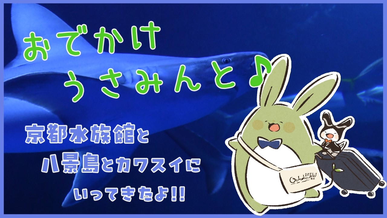 【お雑談】おでかけうさみんと♪～京都水族館と八景島とカワスイいてきた！～【Vtuber】