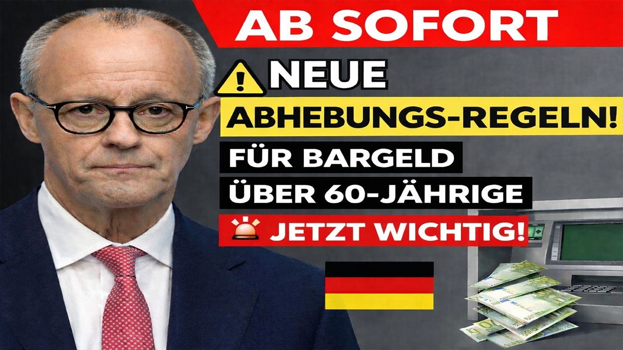 🚨 Ab sofort neue Abhebungs-Regeln! Was über 60-Jährige jetzt wissen müssen