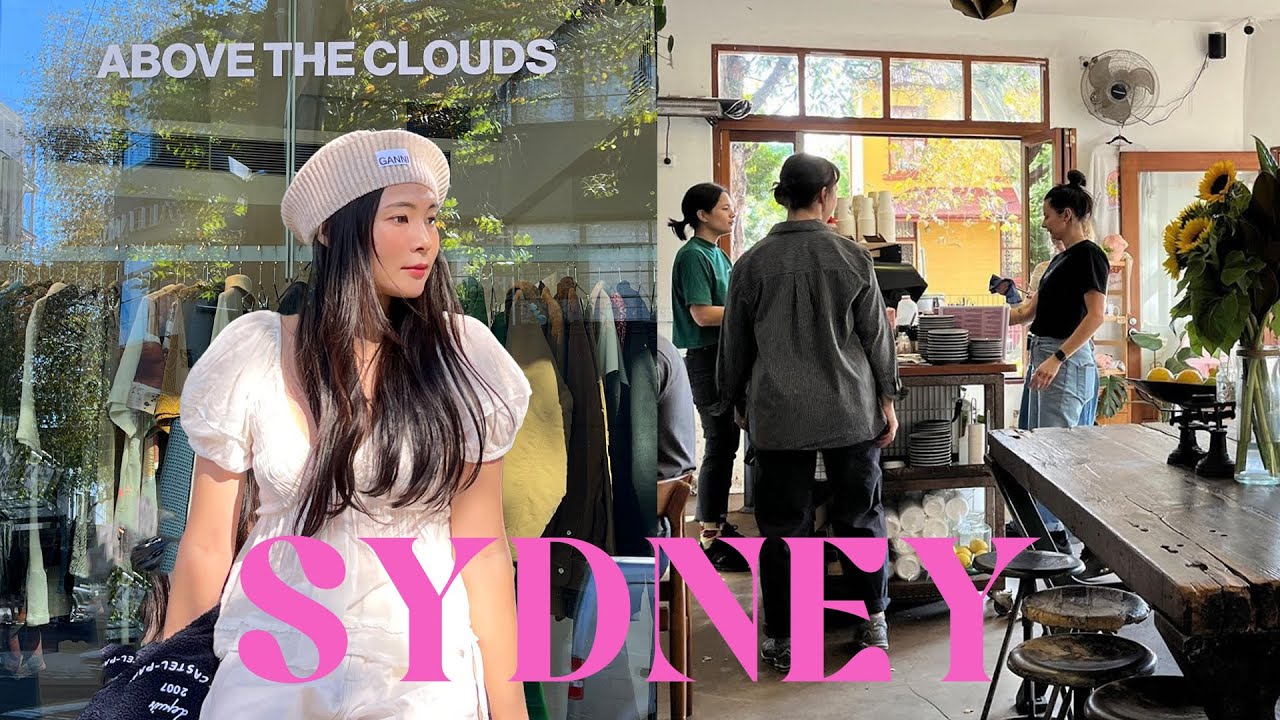 🇦🇺시드니 득템가능한 편집샵, 빈티지마켓, 제일 핫한 카페 투어☕️시드니 대학까지 호주 4년차만 따라다니는 여행🍓🌿