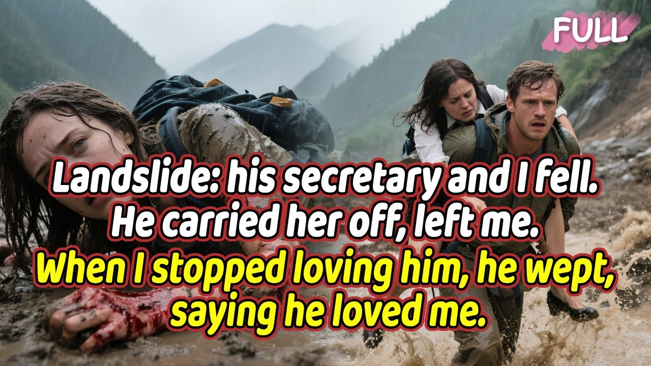 Landslide: his secretary and I fell. He carried her off, left me. When I stopped loving him, he...