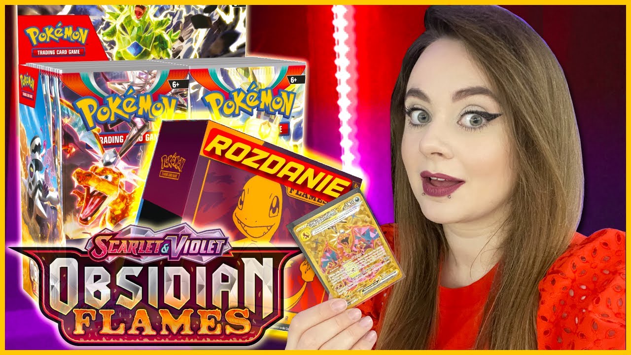 ZŁOTY CHARIZARD! PREMIEROWY BOOSTER BOX OBSIDIAN FLAMES!