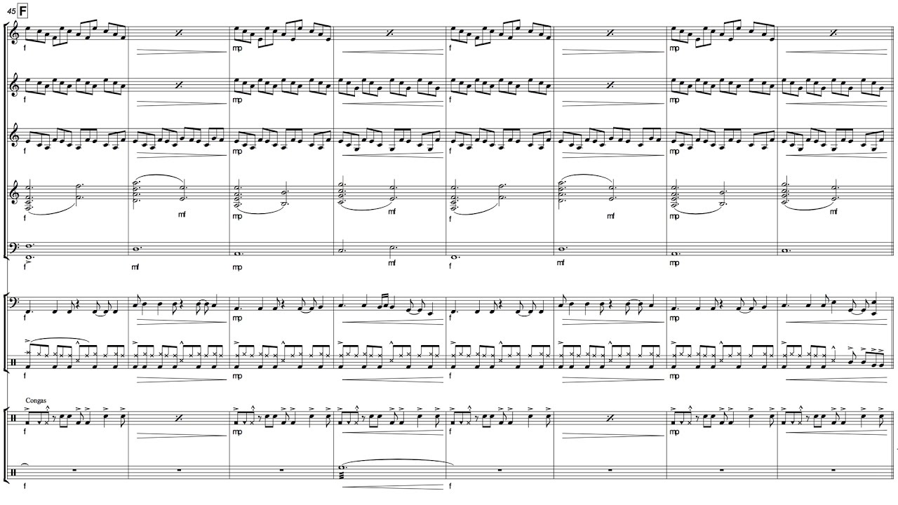 Dusk to Dawn - Percussion Ensemble - Eric Peel
