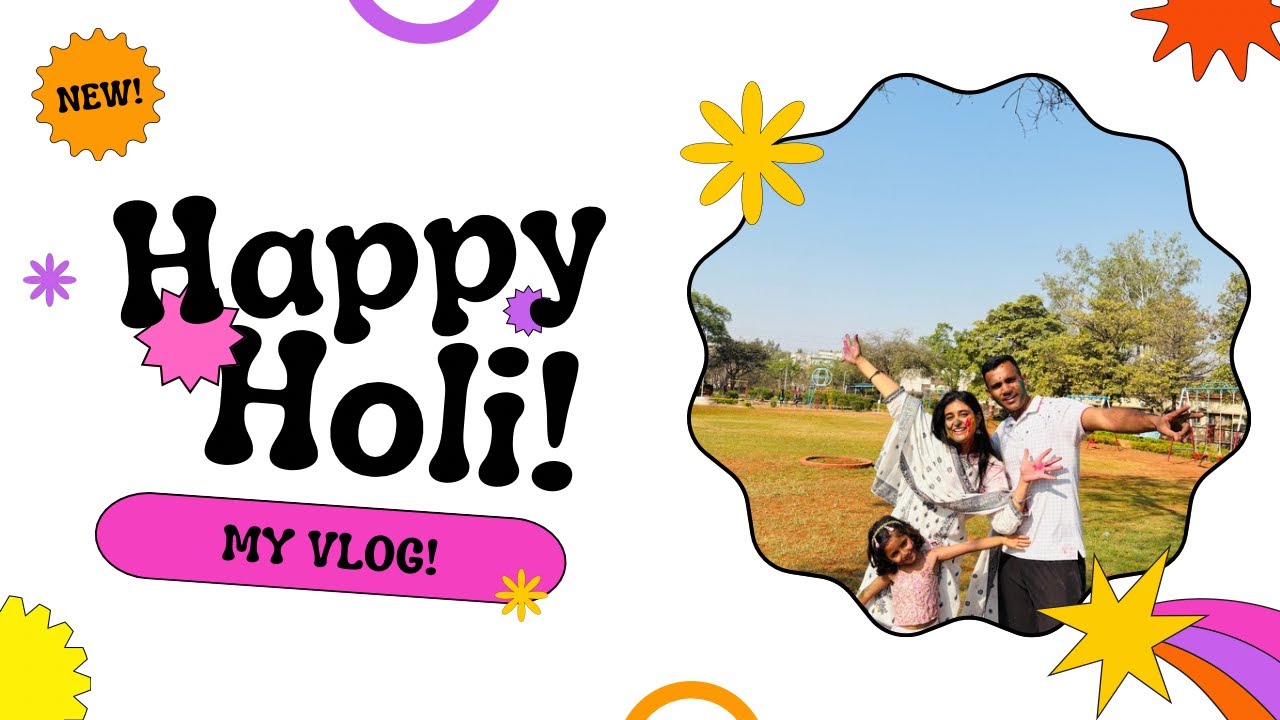 Ghar se Holi Party Tak | Dahi Bade + Crazy Holi Dance Vlog 💃🎉