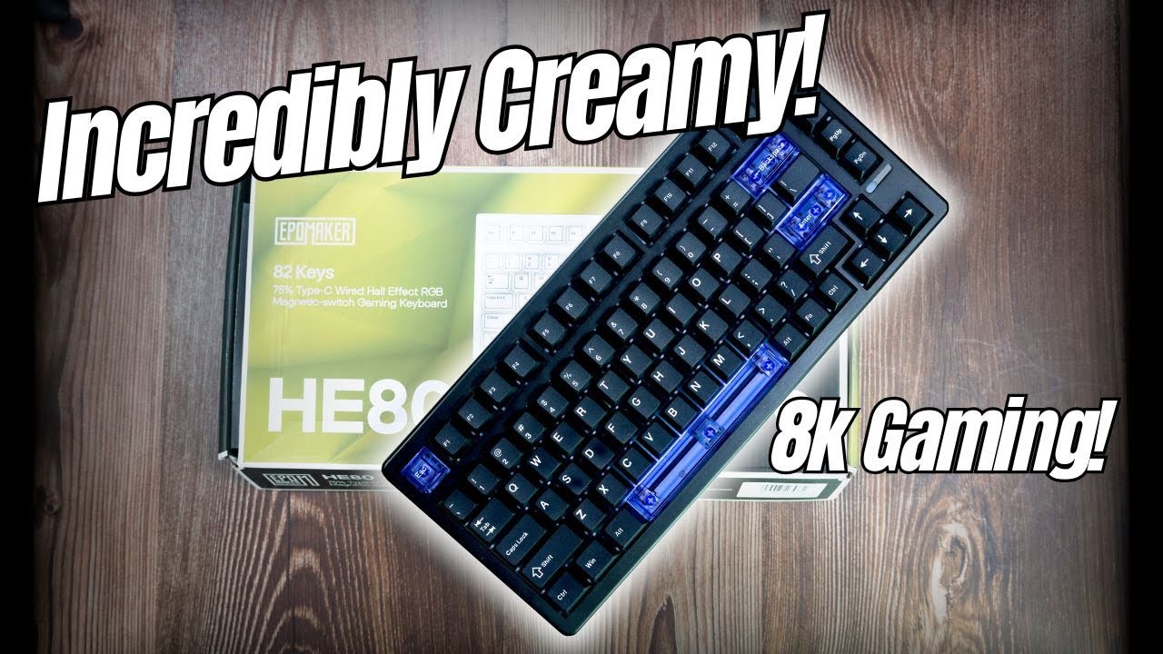 Incredibly Creamy, but Can It Perform? - Epomaker HE80